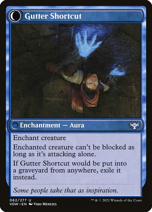 Gutter Skulker // Gutter Shortcut (back face)