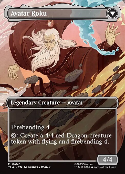 The Legend of Roku // Avatar Roku (back face)