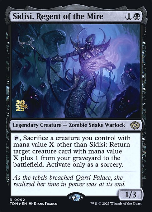 Sidisi, Regent of the Mire
