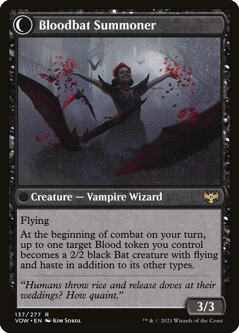 Voldaren Bloodcaster // Bloodbat Summoner (back face)