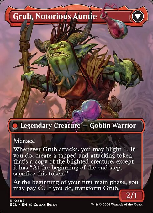 Grub, Storied Matriarch // Grub, Notorious Auntie (back face)