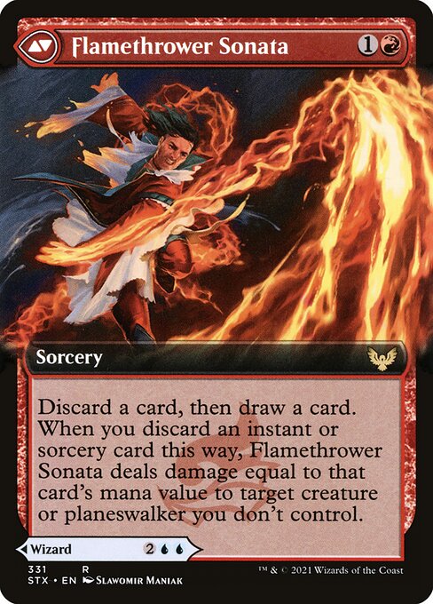 Torrent Sculptor // Flamethrower Sonata (back face)