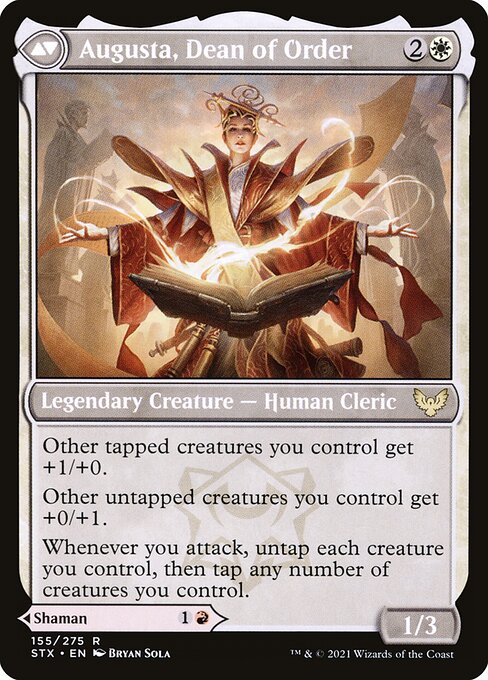 Plargg, Dean of Chaos // Augusta, Dean of Order (back face)