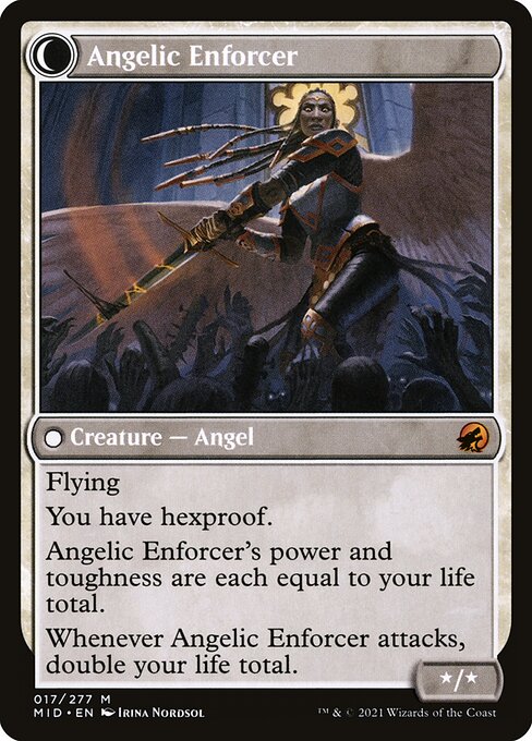 Enduring Angel // Angelic Enforcer (back face)