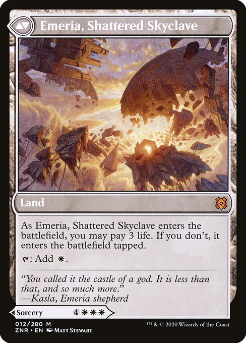 Emeria's Call // Emeria, Shattered Skyclave (back face)