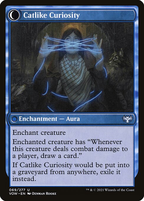 Mischievous Catgeist // Catlike Curiosity (back face)