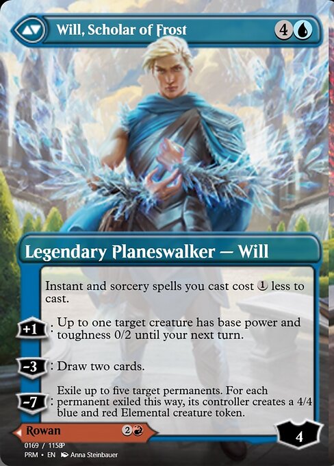 Rowan, Scholar of Sparks // Will, Scholar of Frost (back face)
