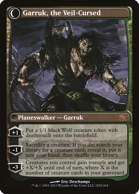Garruk Relentless // Garruk, the Veil-Cursed (back face)