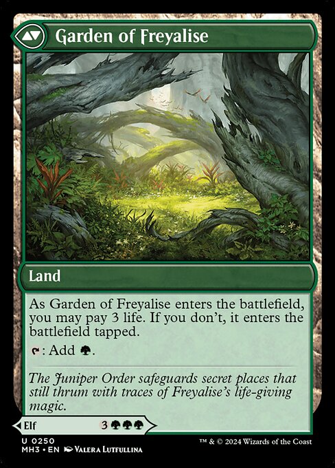 Disciple of Freyalise // Garden of Freyalise (back face)