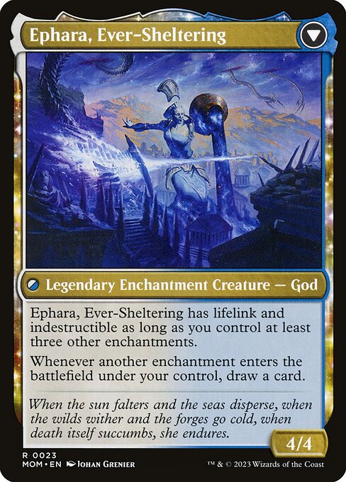 Invasion of Theros // Ephara, Ever-Sheltering (back face)