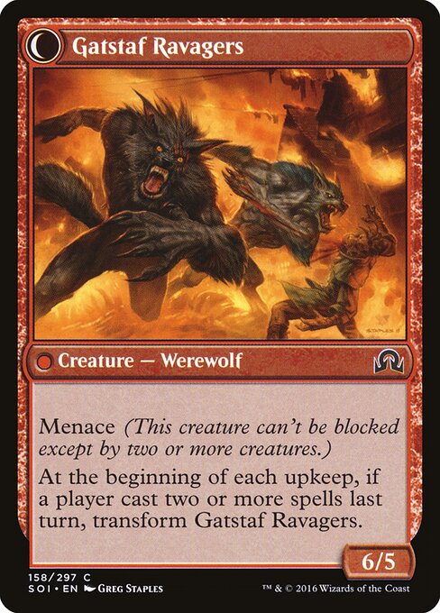 Gatstaf Arsonists // Gatstaf Ravagers (back face)
