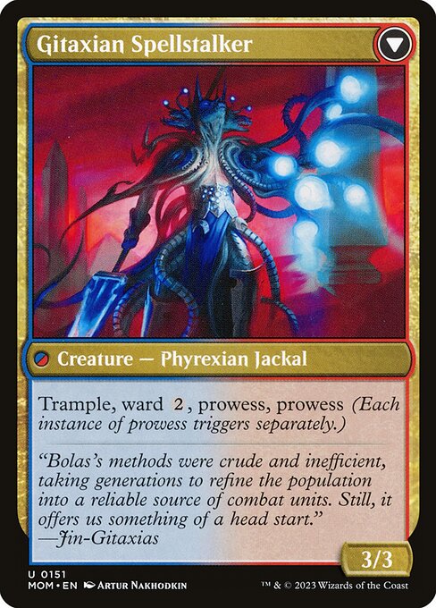 Khenra Spellspear // Gitaxian Spellstalker (back face)