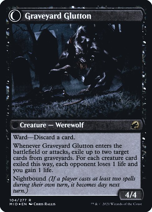 Graveyard Trespasser // Graveyard Glutton (back face)