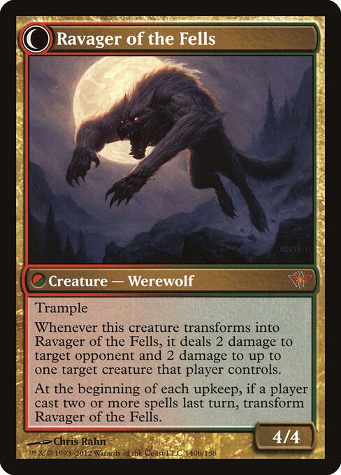 Huntmaster of the Fells // Ravager of the Fells (back face)