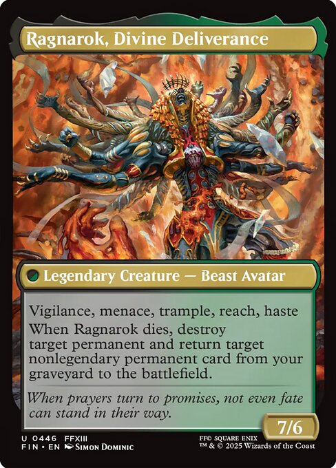 Vanille, Cheerful l'Cie // Ragnarok, Divine Deliverance (back face)