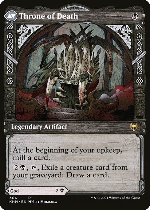 Egon, God of Death // Throne of Death (back face)