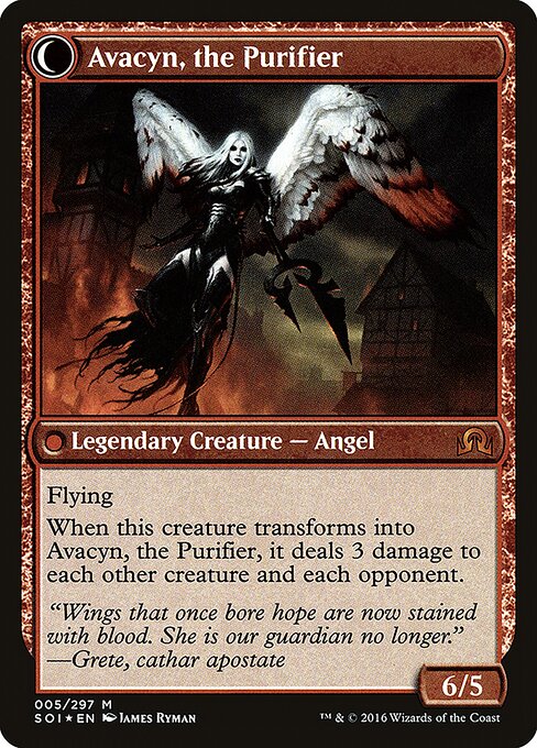 Archangel Avacyn // Avacyn, the Purifier (back face)