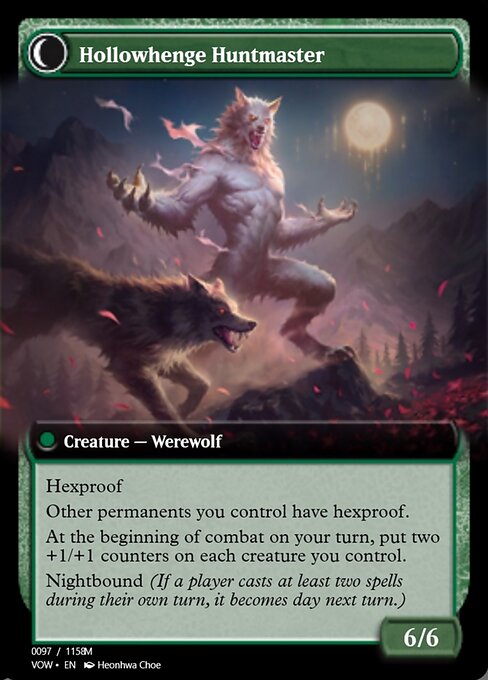 Avabruck Caretaker // Hollowhenge Huntmaster (back face)