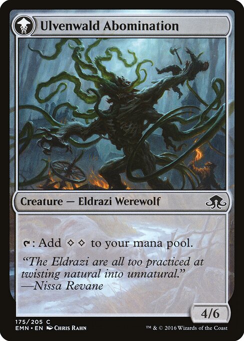 Ulvenwald Captive // Ulvenwald Abomination (back face)