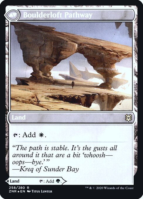 Branchloft Pathway // Boulderloft Pathway (back face)