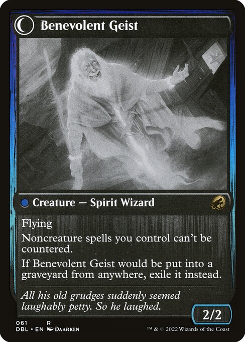 Malevolent Hermit // Benevolent Geist (back face)