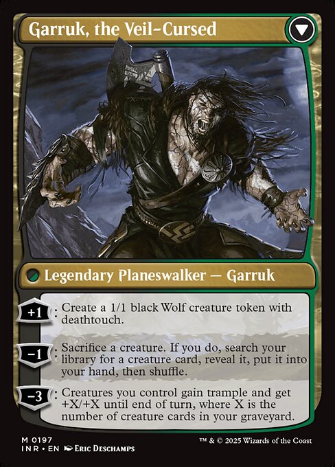 Garruk Relentless // Garruk, the Veil-Cursed (back face)