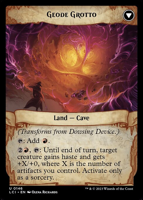 Dowsing Device // Geode Grotto (back face)