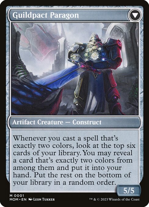 Invasion of Ravnica // Guildpact Paragon (back face)