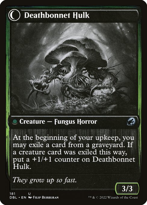 Deathbonnet Sprout // Deathbonnet Hulk (back face)