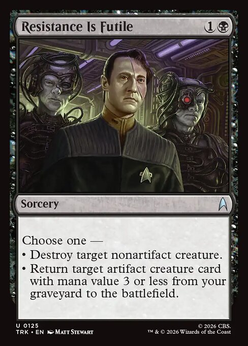 Resistance Is Futile