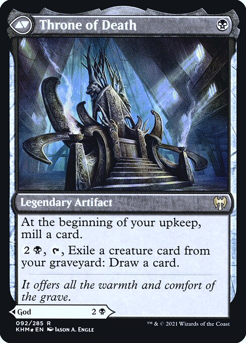 Egon, God of Death // Throne of Death (back face)