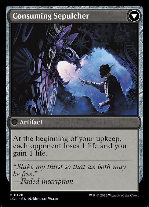 Tithing Blade // Consuming Sepulcher (back face)