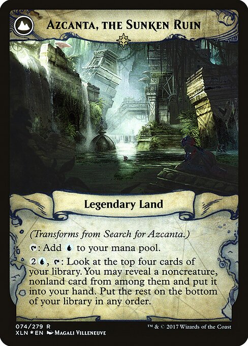 Search for Azcanta // Azcanta, the Sunken Ruin (back face)