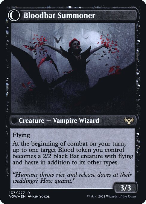 Voldaren Bloodcaster // Bloodbat Summoner (back face)