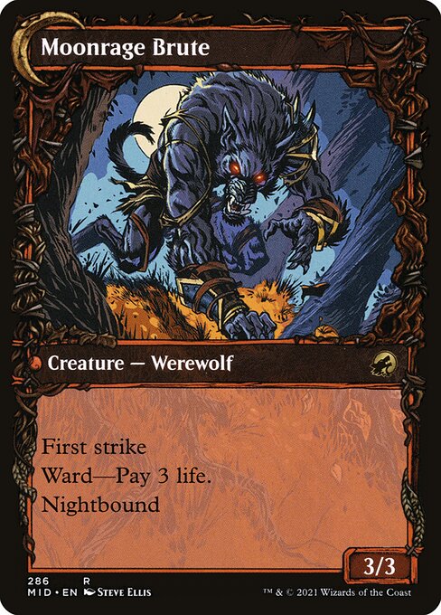 Brutal Cathar // Moonrage Brute (back face)