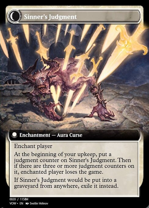 Faithbound Judge // Sinner's Judgment (back face)