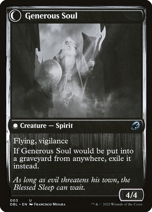 Beloved Beggar // Generous Soul (back face)