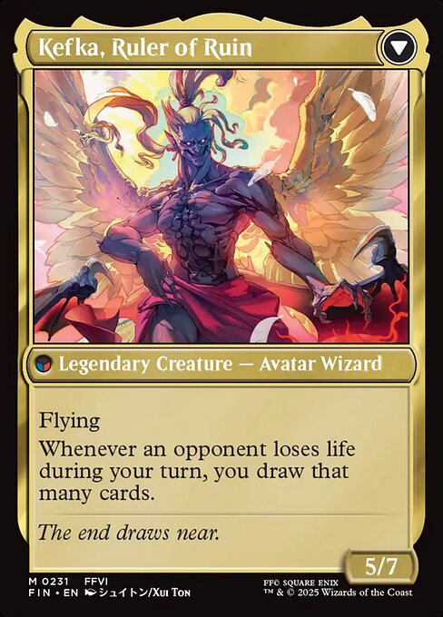 Kefka, Court Mage // Kefka, Ruler of Ruin (back face)