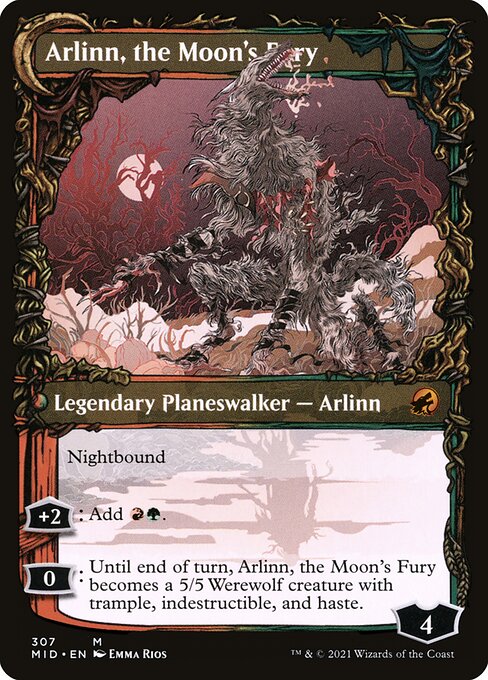 Arlinn, the Pack's Hope // Arlinn, the Moon's Fury (back face)