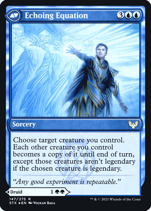 Augmenter Pugilist // Echoing Equation (back face)