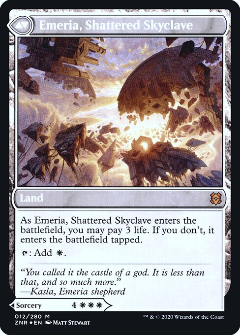 Emeria's Call // Emeria, Shattered Skyclave (back face)