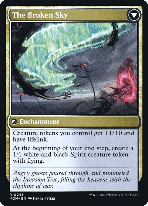 Invasion of Tolvada // The Broken Sky (back face)