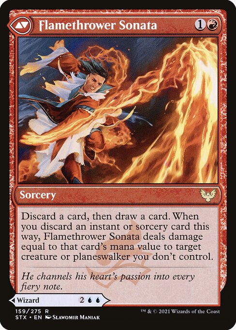 Torrent Sculptor // Flamethrower Sonata (back face)