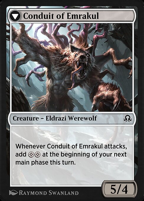 Conduit of Storms // Conduit of Emrakul (back face)