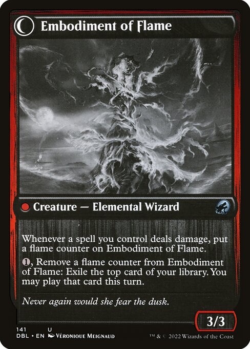 Flame Channeler // Embodiment of Flame (back face)