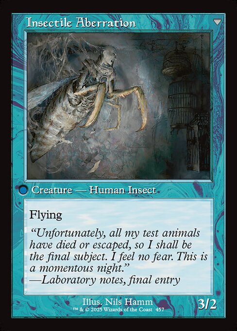 Delver of Secrets // Insectile Aberration (back face)