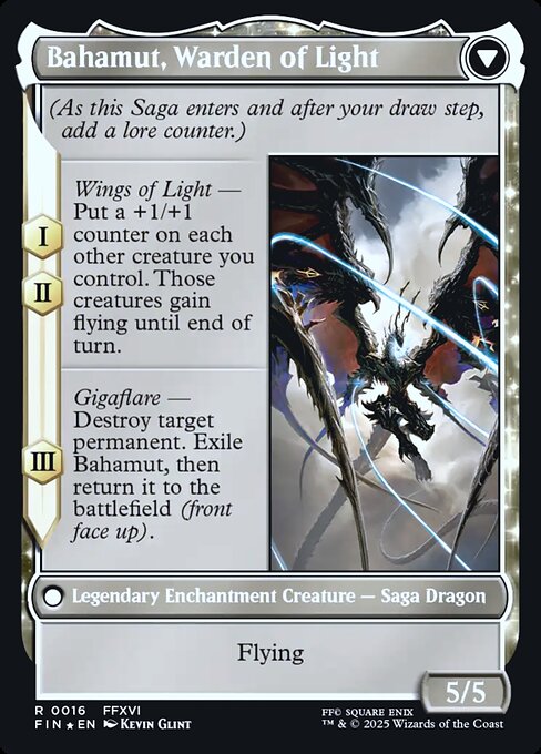 Dion, Bahamut's Dominant // Bahamut, Warden of Light (back face)