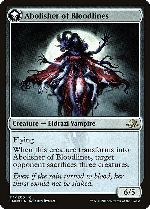 Voldaren Pariah // Abolisher of Bloodlines (back face)