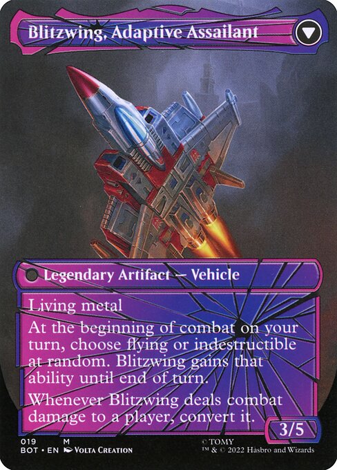 Blitzwing, Cruel Tormentor // Blitzwing, Adaptive Assailant (back face)