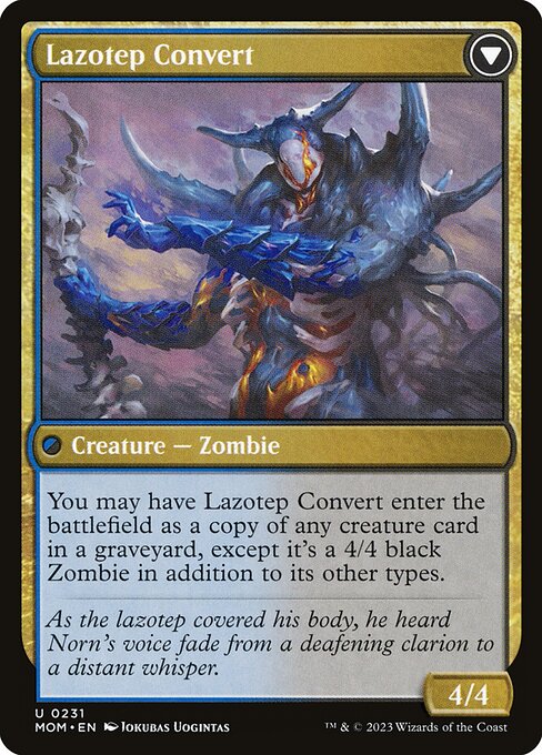 Invasion of Amonkhet // Lazotep Convert (back face)